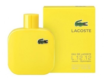LACOSTE L.12.12 JAUNE OPTIMISTIC FOR MEN EDT 100ml