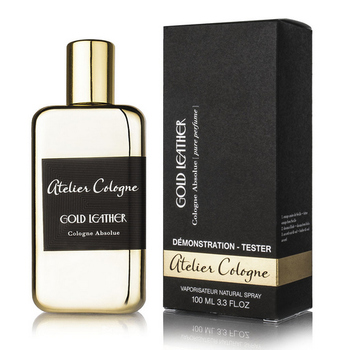 ATELIER COLOGNE GOLD LEATHER UNISEX COLOGNE ABSOLUE 100ml