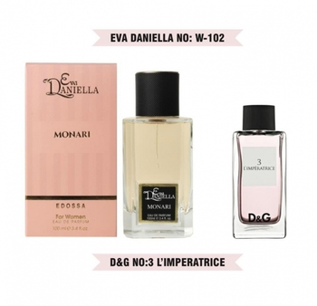 EVA DANIELLA №  102 (D&G 3 L'IMPERATRICE) FOR WOMEN 100 ml
