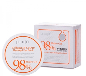 Гидрогелевые патчи для глаз Petitfee 98% Collagen and CoQ10 Hydro Gel Eye Patch, 60 шт